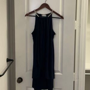 Navy cocktail dress